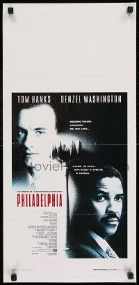 1f178 PHILADELPHIA Italian locandina 1993 Tom Hanks, Denzel Washington, directed by Jonathan Demme!