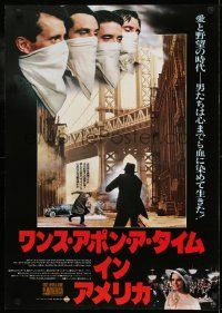 1f930 ONCE UPON A TIME IN AMERICA Japanese 1984 Robert De Niro, Woods, Sergio Leone, cast in masks