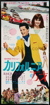 1f843 SPINOUT Japanese 10x20 press sheet 1966 great images with Elvis Presley & Shelley Fabares!
