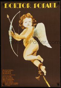 1f739 HIGH HEELS Polish 23x33 1972 Chabrol directed, Jean-Paul Belmondo, Erol art of Cupid!