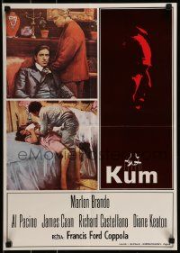 1f340 GODFATHER Yugoslavian 18x25 1972 Brando & Pacino in Coppola crime classic, different images!