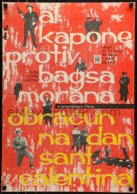 1f372 ST. VALENTINE'S DAY MASSACRE Yugoslavian 19x27 1968 America's lawless era, Fane Mob art!