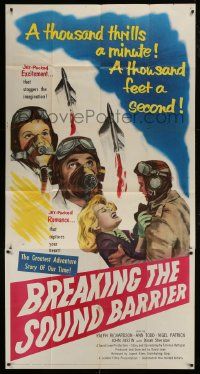 1g675 BREAKING THE SOUND BARRIER 3sh 1952 David Lean, a thousand thrills a second, cool image!