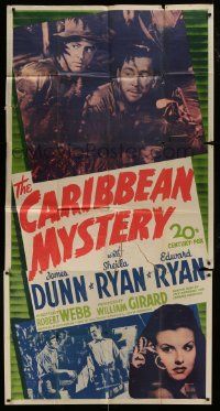 1g682 CARIBBEAN MYSTERY 3sh 1945 James Dunn & Sheila Ryan in a swampland horror!