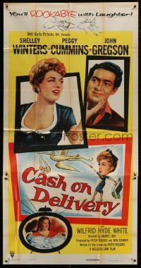 1g684 CASH ON DELIVERY 3sh 1956 Shelley Winters, Peggy Cummins, John Gregson, English comedy!