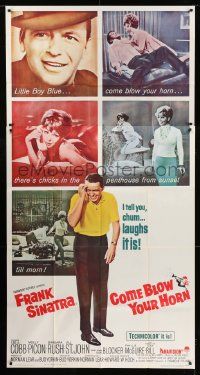 1g688 COME BLOW YOUR HORN 3sh 1963 different images of Frank Sinatra, from Neil Simon's play!
