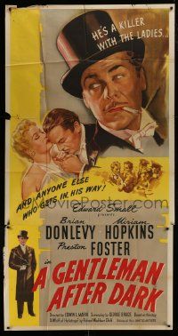 1g721 GENTLEMAN AFTER DARK 3sh 1942 Brian Donlevy is a killer with the ladies, sexy Miriam Hopkins!