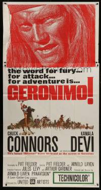 1g722 GERONIMO 3sh 1962 most defiant Native American Indian warrior Chuck Connors!
