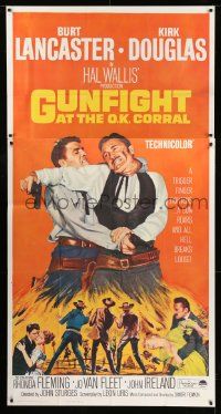 1g732 GUNFIGHT AT THE O.K. CORRAL 3sh R1964 Burt Lancaster, Kirk Douglas, directed by John Sturges!