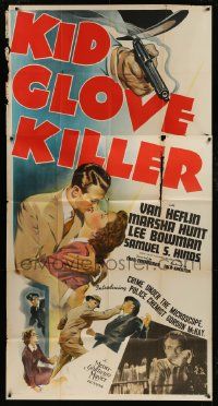 1g772 KID GLOVE KILLER 3sh 1942 Van Heflin & Marsha Hunt, early direction by Fred Zinnemann!