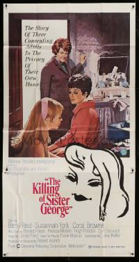 1g773 KILLING OF SISTER GEORGE 3sh 1969 Susannah York in lesbian love triangle, Robert Aldrich