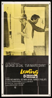 1g798 LOVING int'l 3sh 1970 different image of sexy Eva Marie Saint & George Segal in bathroom!