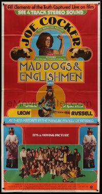 1g800 MAD DOGS & ENGLISHMEN 3sh 1971 Joe Cocker & Leon Russell, rock & roll, it's a moving picture!
