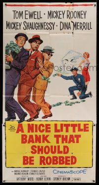 1g839 NICE LITTLE BANK THAT SHOULD BE ROBBED 3sh 1958 Tom Ewell, Mickey Rooney & Shaughnessy!