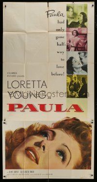 1g862 PAULA 3sh 1952 Loretta Young had only gone half-way to love before, would you have stopped?