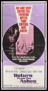 1g890 RETURN FROM THE ASHES 3sh 1965 Samantha Eggar, the daydream ends & the nightmare begins!