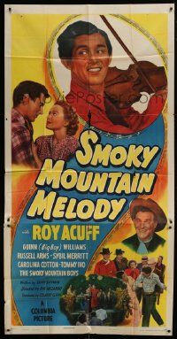 1g915 SMOKY MOUNTAIN MELODY 3sh 1948 Roy Acuff and his fiddle in a laugh-riddled action musical!