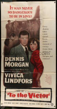 1g963 TO THE VICTOR 3sh 1948 Delmer Davies, Dennis Morgan & Viveca Lindfors dangerously in love!