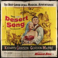 1g123 DESERT SONG 6sh 1953 artwork of Gordon McRae holding sexy Kathryn Grayson!