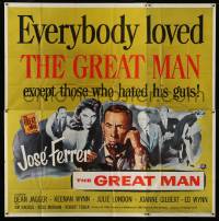 1g131 GREAT MAN 6sh 1957 Jose Ferrer exposes a great fake, with help from Julie London!