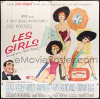 1g142 LES GIRLS 6sh 1957 Fernie art of Gene Kelly + sexy Mitzi Gaynor, Kay Kendall & Taina Elg!
