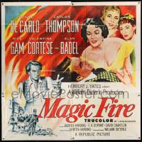1g145 MAGIC FIRE 6sh 1955 William Dieterle, art of Yvonne De Carlo & Alan Badel as Richard Wagner!