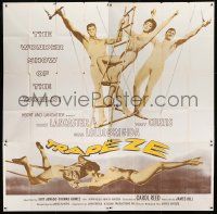 1g174 TRAPEZE 6sh R1961 circus performers Burt Lancaster, Gina Lollobrigida & Tony Curtis!
