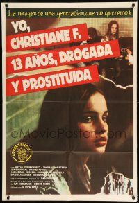 1g444 CHRISTIANE F. Argentinean 1981 classic German movie about 13 year-old drug addict/hooker!