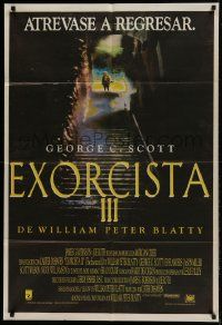 1g474 EXORCIST III Argentinean 1990 George C. Scott starring in William Peter Blatty sequel!