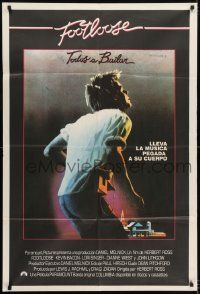 1g478 FOOTLOOSE Argentinean 1984 teenage dancer Kevin Bacon has the music on his side!