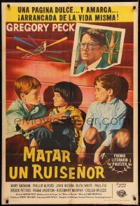 1g608 TO KILL A MOCKINGBIRD Argentinean 1963 Gregory Peck, Harper Lee classic, different image!