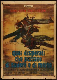 1g210 BULLET FOR SANDOVAL Italian 1p 1969 Los Desesperados, spaghetti western art by Ciriello!