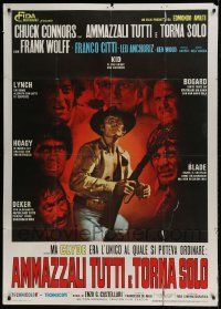 1g287 KILL THEM ALL & COME BACK ALONE Italian 1p 1970 Chuck Connors spaghetti western!