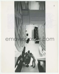 1h045 2001: A SPACE ODYSSEY Cinerama 8.25x10.25 still 1968 Dullea & Lockwood in centrifuge, Kubrick!
