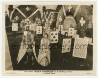 1h081 ALICE IN WONDERLAND 8x10.25 still 1933 Alec B. Francis & May Robsin, King & Queen of Hearts!