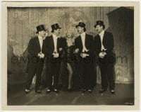 1h123 BALALAIKA 8x10.25 still 1939 Ilona Massey singing on stage with four men in tuxedos!