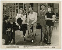 1h129 BARKLEYS OF BROADWAY 8x10.25 still 1949 Astaire & Rogers, Levant, Robbins & Sundberg!