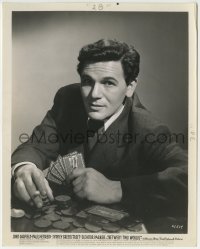 1h141 BETWEEN TWO WORLDS 8x10 still 1944 John Garfield gambling in the afterlife on Heaven or Hell!