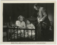 1h147 BLONDE VENUS 8x10.25 still 1932 Marlene Dietrich, Herbert Marshall & Dickie Moore in crib!