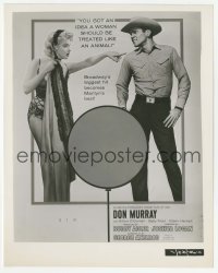 1h176 BUS STOP 8x10.25 still 1956 Marilyn Monroe tells Don Murray he treats women like animals!