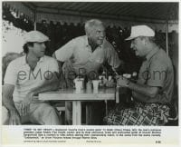 1h180 CADDYSHACK 7.75x9.5 still 1980 crazed Ted Knight between Chevy Chase & Rodney Dangerfield
