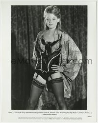 1h186 CARNY 8x10 still 1980 18 year-old Jodie Foster tries her hand at working the strip show!