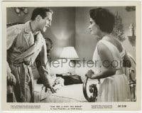 1h190 CAT ON A HOT TIN ROOF 8x10.25 still 1958 Paul Newman & Liz Taylor, who did what with Skipper!