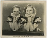 1h407 HAT CHECK GIRL 8x10 still 1932 posed smiling portrait of sexy Sally Eilers & Ginger Rogers!