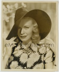 1h409 HAVING WONDERFUL TIME 8x10 still 1938 flirtatious Ginger Rogers wearing hat by John Miehle!
