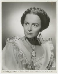 1h411 HEIRESS 7.75x10 still 1949 best head & shoulders portrait of pretty Olivia De Havilland!