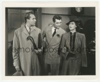 1h421 HIS GIRL FRIDAY 8.25x10 still 1939 Cary Grant between Rosalind Russell & Bellamy by Lippman!