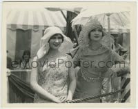 1h423 HIS GLORIOUS NIGHT 8x10.25 still 1929 c/u of Hedda Hopper & Nance O'Neil in great outfits!