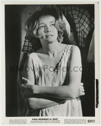 1h437 HUD 8.25x10.25 still 1963 close up of Patricia Neal in nightgown with her arms crossed!