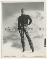 1h438 HUD 8x10.25 still 1963 best full-length posed portrait of Paul Newman holding cigarette!